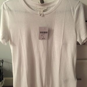 Plain White Forever 21 T-shirt